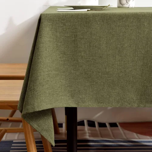 Miniatura 28 de BALCONY & FALCON Mantel Rectangular Estilo Jacquard Resistente al Agua Cubierta de Mesa para Comedor Cocina Café Fiestas y Uso al Aire Libre