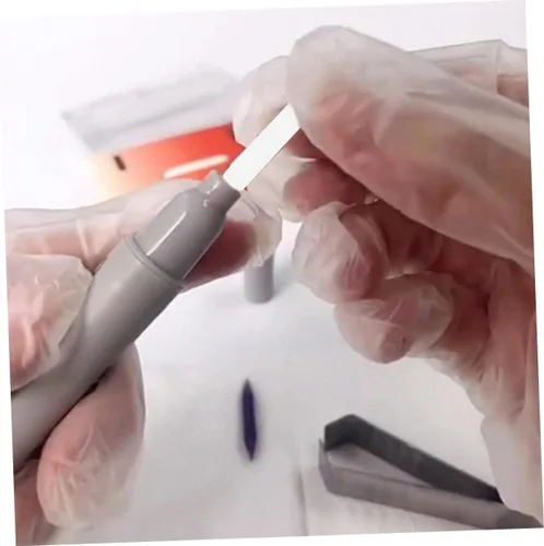 Miniatura 5 de NUOBESTY 100 puntas de repuesto para rotuladores de pintura acrílica, fáciles de instalar, marcadores de aceite compatibles, suministros escolares