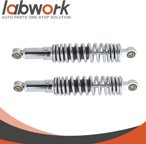 Miniatura 2 de labwork 2 uds cromo amortiguador trasero 12.598 in reemplazo para XL883 1200 72 48