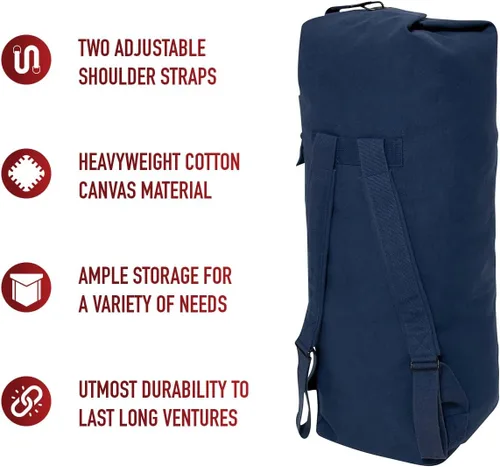 Miniatura 4 de Rothco Bolso de lona de doble correa para hombre