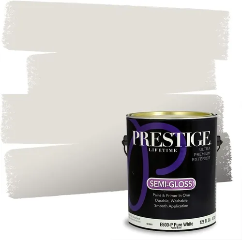 Miniatura 48 de Prestige Paints - 2 en 1, pintura base y pintura de exterior, P500-N-SW7020 SW6991-PCM