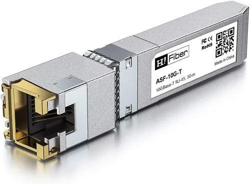 Miniatura 2 de Paquete de 2 módulos SFP+ a RJ45 de 10 Gb, 10Gbase-T Ethernet SFP+ transceptor de cobre compatible con 10G/5G/2.5G/1.25G, compatible con Dell