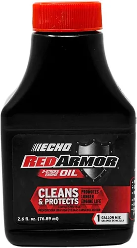Miniatura 4 de (48) Auténtico OEM ECHO Red Armor 1 galón Mezcla de aceite de 2 ciclos 2.6 oz 2.6 oz 6550001