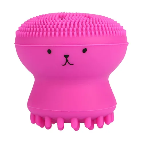 Miniatura 8 de Cepillo de limpieza facial, eliminación de grasa exfoliante, herramienta de lavado de pulpo, medusas y pulpos, cepillo de limpieza de silicona suave