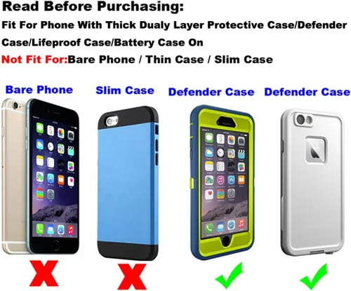 Miniatura 6 de iphone7G 6G 5G funda de piel cinturón para transporte