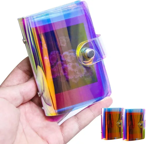 Paquete de 2 mini álbumes de fotos con una sola mano para todas las cámaras Fujifilm Instax Mini/tarjeta fotográfica Kpop/Polaroid Snap SnapTouch