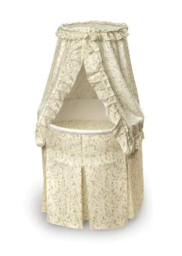 Cuna de bebé Badger Basket redonda tipo emperatriz, Tradicional, talla única