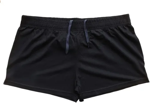 Miniatura 2 de palglg Pantalones cortos de culturismo para hombre de 3 pulgadas con cordón de entrepierna de algodón