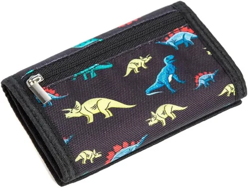 Miniatura 6 de Billetera para niños y niñas, billetera para niños pequeños, billetera de lona triple para exteriores, billeteras juveniles para niños y niños