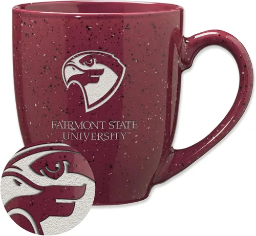 Miniatura 486 de Rico Industries NCAA Virginia Tech Hokies Maroon - Taza de café de cerámica grabada con láser, color del equipo, 16 onzas