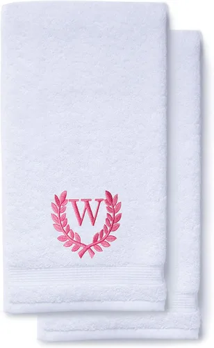 Miniatura 38 de Toallas de mano decorativas y con monograma para baño, cocina, maquillaje Regalo personalizado para boda-nupcial Toalla turca de lujo