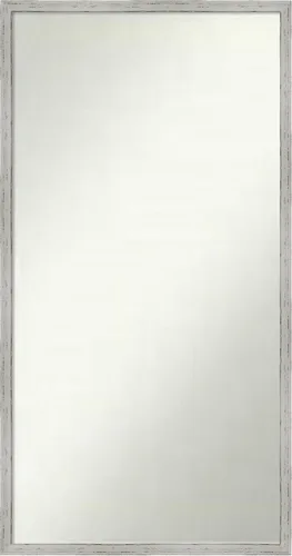 Miniatura 329 de Amanti Art Espejo de baño blanco para sobre el fregadero, 32 x 45 pulgadas, espejo de tocador rectangular blanco esbelto, marco de madera moderno