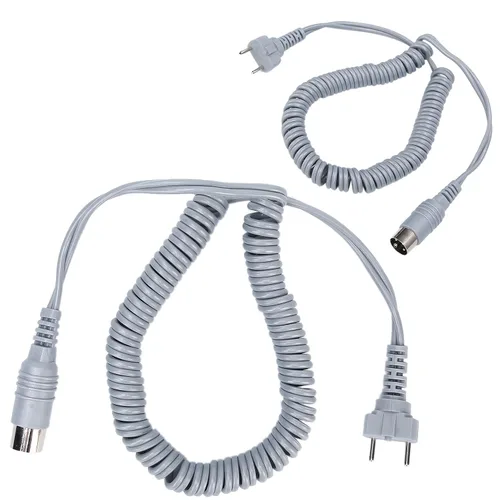 Miniatura 9 de ZJchao Cable de pieza de mano para taladro de uñas, cable de alimentación, máquina de manicura, pieza de mano, accesorios de repuesto de cable (gris)