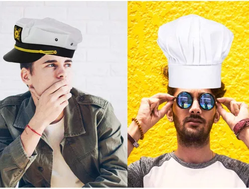 Miniatura 4 de Paquete de 6 divertidos sombreros de fiesta para adultos, varios sombreros de disfraces, accesorios de cabina de fotos para fiestas de disfraces