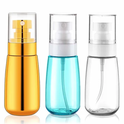 Miniatura 14 de Cosywell Botella de aerosol de niebla fina aprobada por la TSA 3.4 oz 100 ml Paquete de 3 envases de viaje recargables de cosméticos vacíos Botella