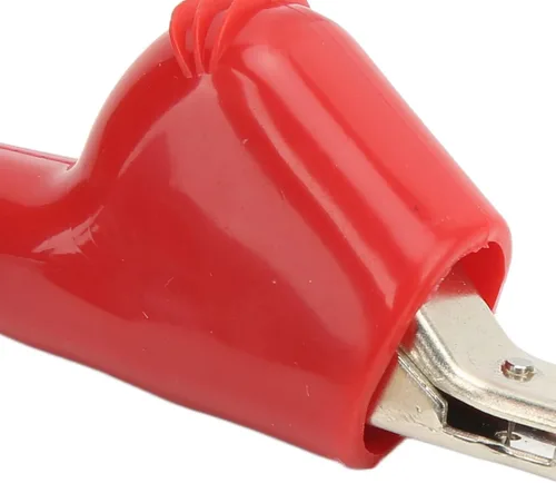 Miniatura 7 de Pinzas de cocodrilo de metal, abrazadera de clip de cocodrilo para conector surtido, abrazadera de batería eléctrica con aguja, pinzas de cocodrilo