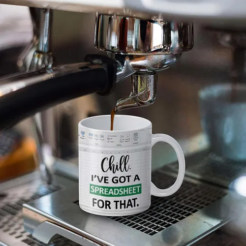Miniatura 5 de Taza divertida de contador de Freak In The Sheets, regalos divertidos de contabilidad de fantasmas para hombres, mujeres, compañeros de trabajo