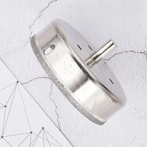 Miniatura 18 de Auniwaig Brocas de diamante, sierra de agujero de 0.472 pulgadas, broca de núcleo hueco para revestimiento de diamante, vidrio, cerámica, porcelana