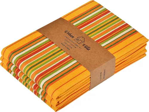Miniatura 28 de Urban Villa Toallas de cocina 100% algodón, paquete de 6, altamente absorbentes, de secado rápido, súper suaves, de primera calidad, para cocina