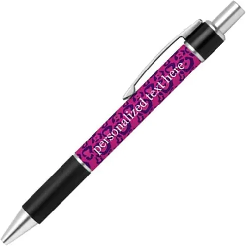 Miniatura 36 de Bolígrafo personalizado – Nombre o mensaje personalizado – Colores o impresiones – Regalo de papelería, suministros para la escuela de negocios