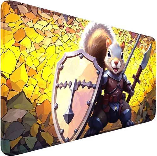 Miniatura 11 de MTG - Tapete de juego con bordes cosidos, parte inferior de goma antideslizante, tapete de juego TCG para gatos, superficie de goma lisa, tapete