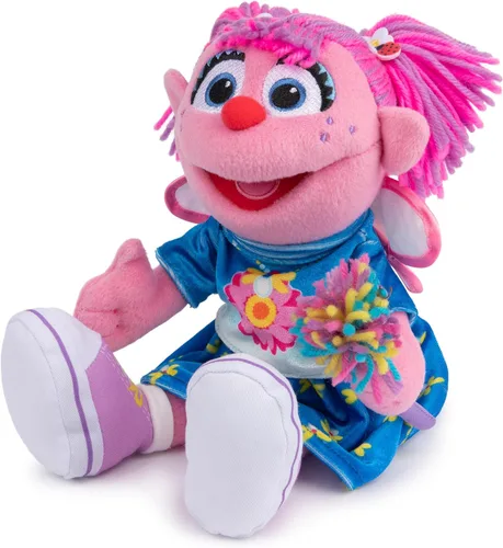 Miniatura 5 de GUND Sesame Street - Peluche oficial de Abby Cadabby Muppet de alta calidad para edades de 1 año en adelante, rosa/azul, 11 pulgadas Abby Cadabby