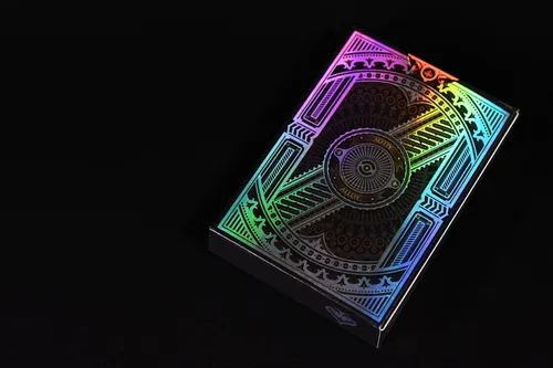 Miniatura 3 de Baraja de naipes de póquer de cobre aislante con papel de aluminio en la parte posterior con diseño personalizable