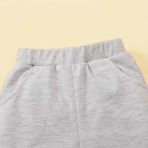 Miniatura 7 de Ropa para bebé niño pequeño, conjuntos de otoño e invierno, sudadera de manga larga con oso y pantalones, conjunto de 6 meses a 2 años
