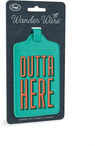 Miniatura 3 de Genuine Fred Wander Ware Luggage Tag 2.75" x 4.7