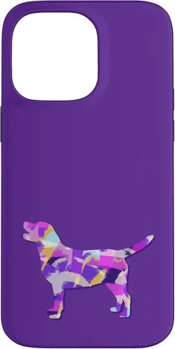 Miniatura 21 de Labrador Retriever Dog Silhouette Purple Pink Yellow Blue Case for iPhone 17