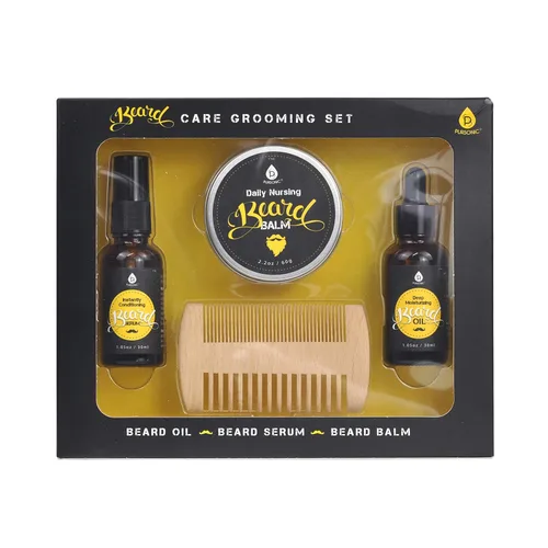Miniatura 6 de Pursonic Fathers Day Beard Kit Gifts For men - Care Grooming Set-Ultimate - Beard Grooming Kit For Men - Beard Comb, Beard Oil,Beard Balm & Beard