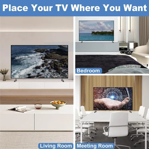 Miniatura 6 de Soporte base de TV para TCL Roku Smart TV, patas de TV para TCL TV, patas de soporte de TV TCL, para 28 32 40 43 49 50 55 65 pulgadas TCL TV patas