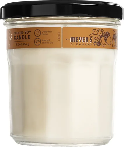 Miniatura 2 de Mrs. Meyer's Vela aromática de soja para aromaterapia, 35 horas de tiempo de combustión, hecha con cera de soja y aceites esenciales, edición