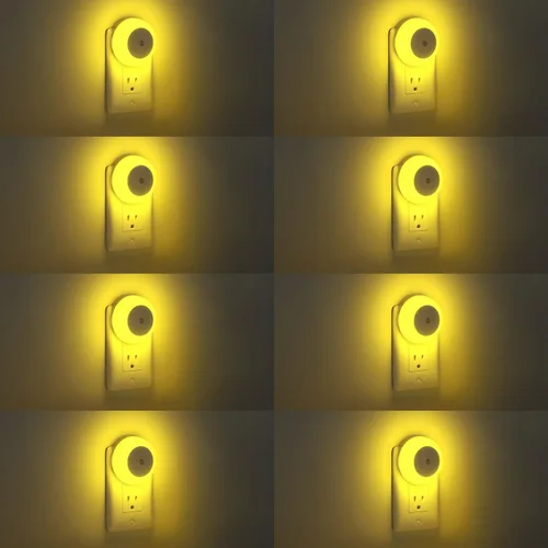 Miniatura 12 de fesnne Luz Nocturna, Luces Nocturnas Enchufables en la Pared, Sensor de Atardecer a Amanecer, Luz Nocturna LED Rosa 0.5W, Juego de 2 Luces Nocturnas