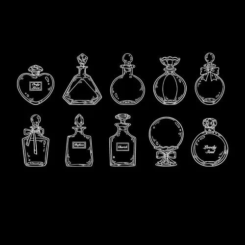 Miniatura 3 de Calcomanías de PET para álbumes de recortes, botella de luz de luna, planificador de papel estético, planificador de diario de balas basura, 30