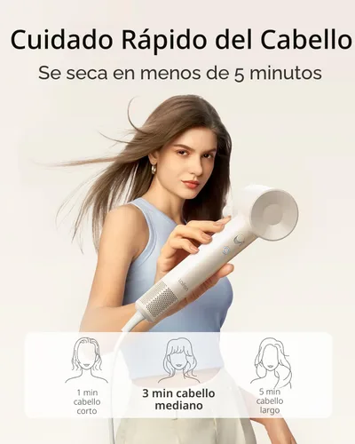 Miniatura 2 de Secador de Pelo Laifen SE Lite, Secador de Pelo Iónico Negativo con Motor Sin Escobillas de 100,000 RPM para Secado Rápido, Secador de Pelo de Alta