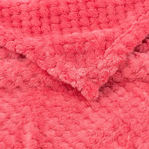 Miniatura 3 de Manta o manta mullida para bebé niña o niño, suave cálido y acogedor polar coral para bebé, bebé o recién nacido, manta de recepción para cuna