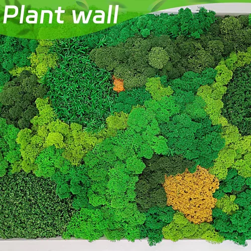 Miniatura 6 de Musgo falso de 3.5 onzas para plantas de interior, musgo blanco artificial realista preservado para manualidades, musgo de reno para centros de mesa