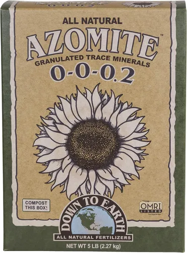 Down To Earth All Natural Fertilizers Minerales traza granulados de azomita orgánica: minerales esenciales para mejorar el crecimiento de las