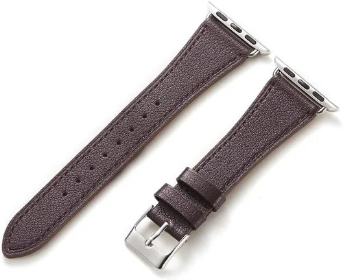 Miniatura 19 de HANDODO Italian Genuine Leather Band Women for Apple Watch Series 11 10 9 8 7 6 5 4 3 2 1 SE SE2 Ultra 2/3, SGS Certified Dressy Bracelet Cute Strap