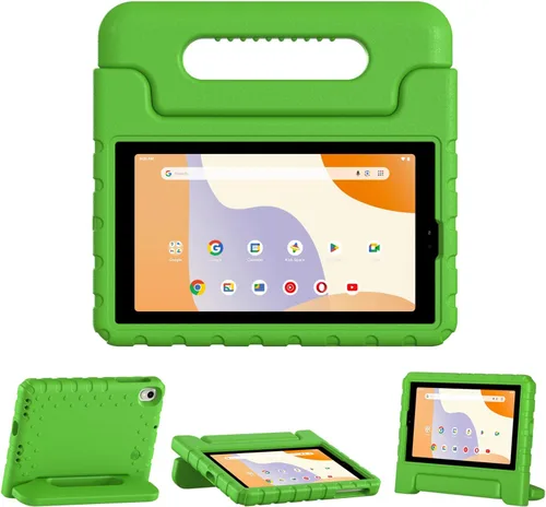 Miniatura 11 de Funda para tablet Walmart Onn de 7 pulgadas Gen 4 2024 Modelo: 100135924, peso ligero, a prueba de golpes, duradero, con soporte de mango Negro