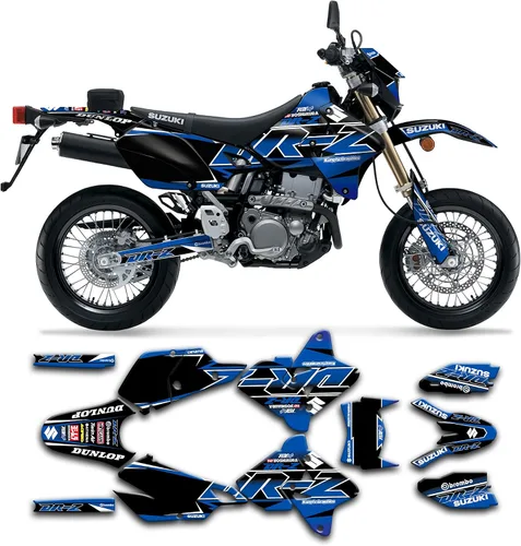 Miniatura 39 de Kit de calcomanías personalizadas para Suzuki DRZ400 E / DRZ400 Enduro / DRZ400E / DR-Z400E / DRZ400 EN 1999-2024, SZDRSE9919003-KO