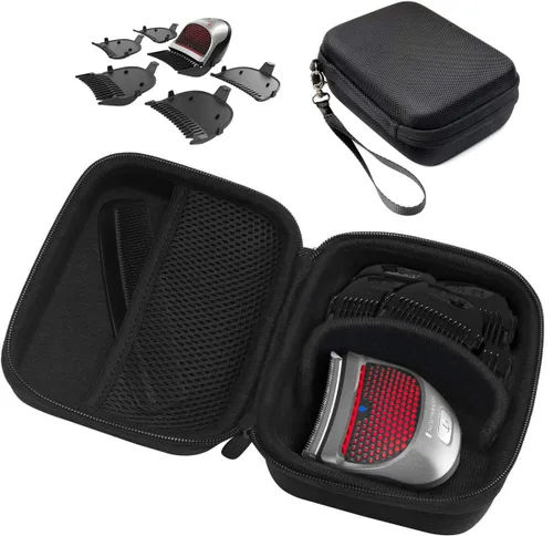 Estuche de transporte para Remington HC4250 Shortcut Pro Kit de corte de pelo, cortadora de barba, cortapelos, divisor inteligente para hacer