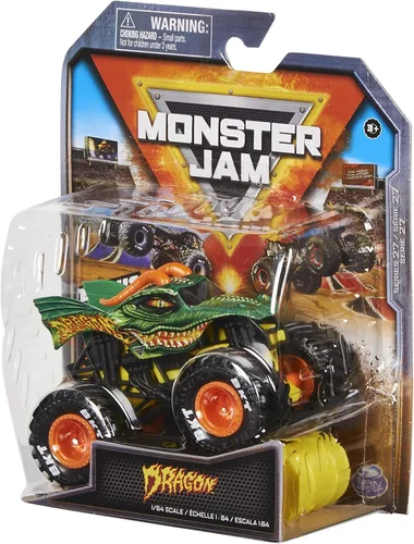 Miniatura 6 de Monster Jam 2022 Spin Master 1:64 Camión fundido a troquel con accesorio adicional: Legacy Trucks Dragon