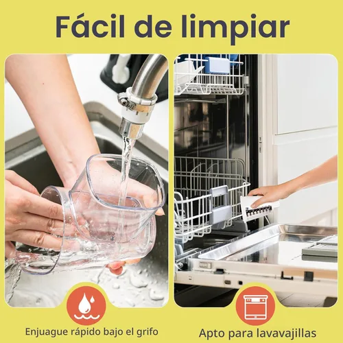 Miniatura 7 de Rallador de Queso Giratorio 5 en 1 con Manivela Manual, Rebanadora Trituradora de Verduras con 5 Cuchillas Intercambiables, Ralladores para Cocina