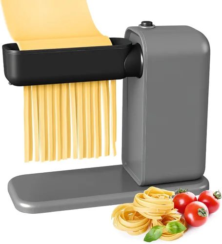 Miniatura 9 de Máquina eléctrica para hacer pasta, máquina para hacer pasta 3 en 1, incluye rodillo de pasta cortador de espaguetis y cortador de fettuccine