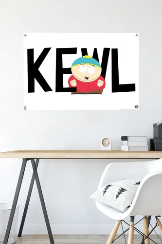 Miniatura 6 de Trends International South Park Cartman Kewl - Póster de pared, 22.37 x 34.00 pulgadas, paquete de póster premium y alfiler