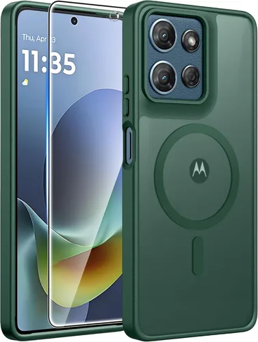 Miniatura 78 de FNTCASE - Funda para iPhone 16 Pro: magnética, mate, translúcida, de grado militar, protectora contra caídas, resistente, fina, duradera y a prueba