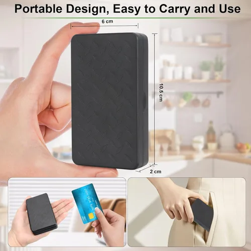 Miniatura 4 de Básculas digitales de bolsillo de 0.01/35.27 oz, básculas portátiles de precisión de gramos con 7 unidades y función de tara, básculas de cocina