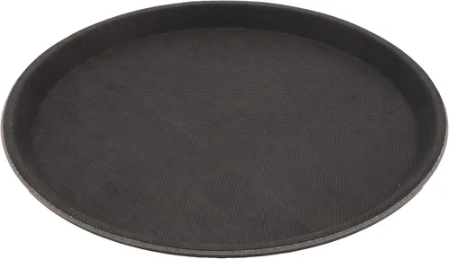 Miniatura 13 de G.E.T. NS-1014-BR Bandeja rectangular antideslizante de plástico sin BPA, de 10 x 14 pulgadas, color marrón